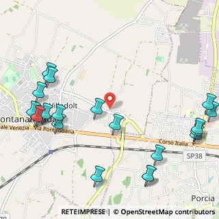 Mappa Via Caterina Percoto, 33074 Fontanafredda PN, Italia (1.419)