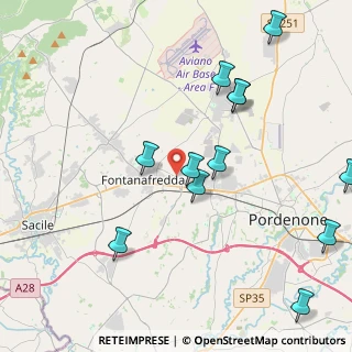 Mappa Via Caterina Percoto, 33074 Fontanafredda PN, Italia (4.71333)