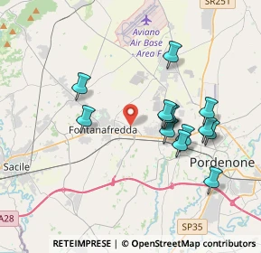 Mappa Via Caterina Percoto, 33074 Fontanafredda PN, Italia (3.41692)