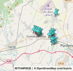 Mappa Via Trieste, 33074 Fontanafredda PN, Italia (2.18692)