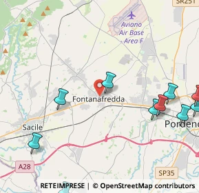 Mappa Via Trieste, 33074 Fontanafredda PN, Italia (6.015)