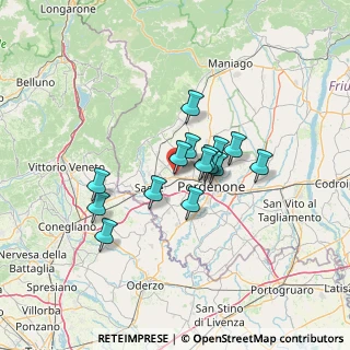 Mappa Via Paolo Diacono, 33074 Fontanafredda PN, Italia (9.59733)