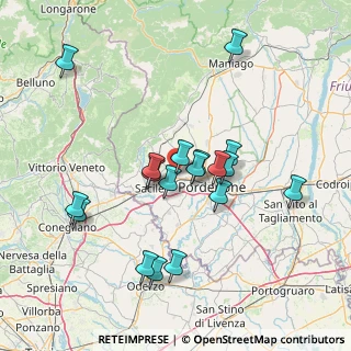 Mappa Via Paolo Diacono, 33074 Fontanafredda PN, Italia (13.82167)