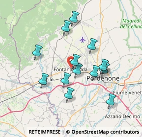 Mappa Via Trieste, 33074 Fontanafredda PN, Italia (6.41429)