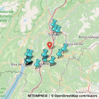 Mappa Via Tre Novembre, 38060 Aldeno TN, Italia (14.373)