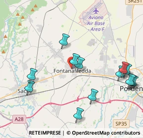 Mappa Via Friuli, 33074 Fontanafredda PN, Italia (4.59308)
