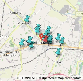 Mappa Via Friuli, 33074 Fontanafredda PN, Italia (1.0635)