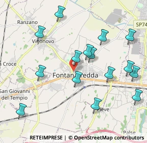 Mappa Via Friuli, 33074 Fontanafredda PN, Italia (2.17133)