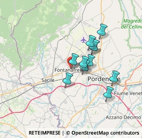 Mappa Via Friuli, 33074 Fontanafredda PN, Italia (5.26182)