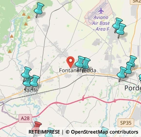 Mappa Via Jacopo Stellini, 33074 Fontanafredda PN, Italia (6.5645)