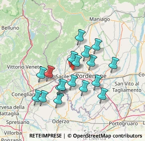 Mappa Via Jacopo Stellini, 33074 Fontanafredda PN, Italia (11.98)