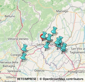 Mappa Strada Pedrada, 33070 Fontanafredda PN (10.89833)