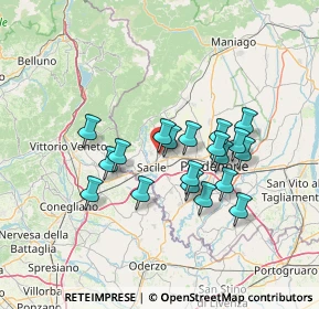 Mappa Strada Pedrada, 33070 Fontanafredda PN (11.53947)