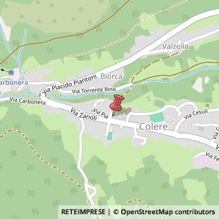 Mappa Via Tortola, n°1, 24020 Colere, Bergamo (Lombardia)