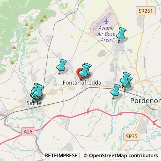Mappa Viale del Parco, 33074 Fontanafredda PN, Italia (4.0625)