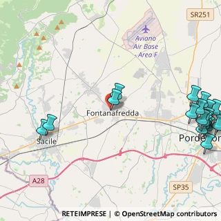 Mappa Viale del Parco, 33074 Fontanafredda PN, Italia (6.392)