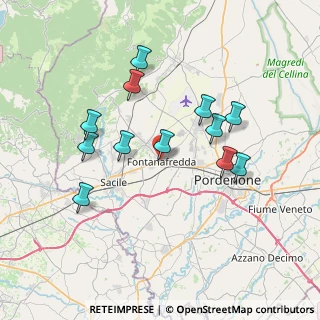 Mappa Viale del Parco, 33074 Fontanafredda PN, Italia (6.82167)