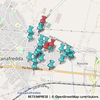 Mappa Via S. Pellico, 33074 Fontanafredda PN, Italia (0.35862)