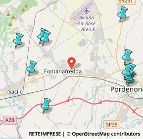 Mappa Via S. Pellico, 33074 Fontanafredda PN, Italia (5.65818)