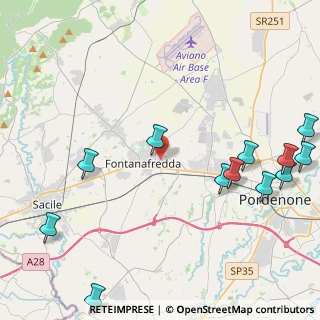 Mappa Via S. Pellico, 33074 Fontanafredda PN, Italia (5.87769)