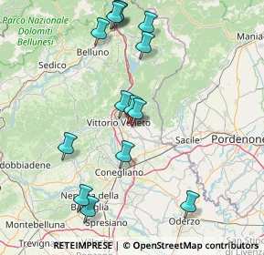 Mappa Via Molinera, 31012 Cappella Maggiore TV, Italia (16.66143)
