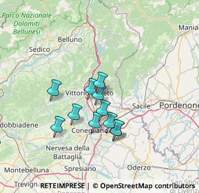 Mappa Via Molinera, 31012 Cappella Maggiore TV, Italia (10.45636)