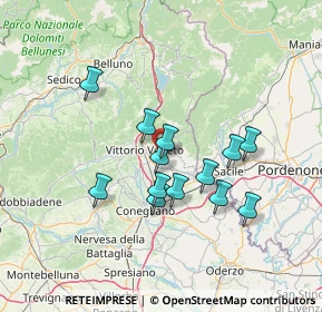 Mappa Via Molinera, 31012 Cappella Maggiore TV, Italia (11.53231)