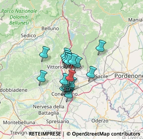 Mappa Via Molinera, 31012 Cappella Maggiore TV, Italia (8.158)