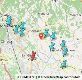 Mappa Via Molinera, 31012 Cappella Maggiore TV, Italia (2.20083)