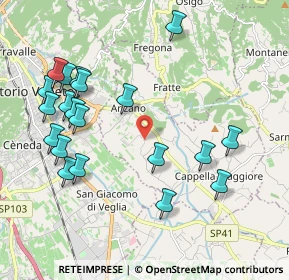Mappa Via Molinera, 31012 Cappella Maggiore TV, Italia (2.205)