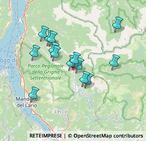 Mappa Via Folla, 23819 Primaluna LC, Italia (6.02429)