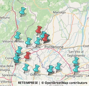 Mappa Viale Europa Unita, 33074 Fontanafredda PN, Italia (17.63842)
