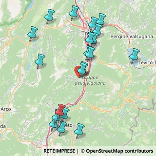 Mappa Via alla Busa, 38060 Aldeno TN, Italia (9.2925)