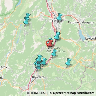 Mappa Via alla Busa, 38060 Aldeno TN, Italia (6.71133)