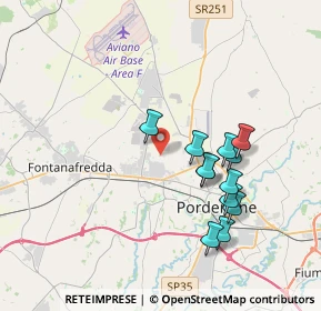 Mappa Via Brentella, 33170 Pordenone PN, Italia (3.40333)