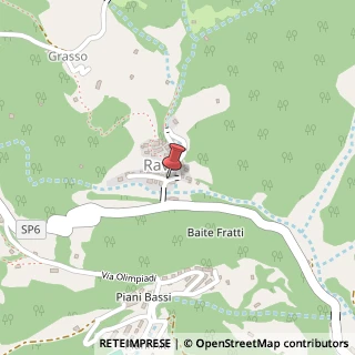 Mappa Via Rava, 16, 24010 Valtorta, Bergamo (Lombardia)