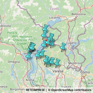 Mappa Via Canonica, 21010 Brezzo di Bedero VA, Italia (10.244)