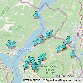 Mappa Via Canonica, 21010 Brezzo di Bedero VA, Italia (9.255)