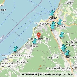 Mappa Via Canonica, 21010 Brezzo di Bedero VA, Italia (2.60727)