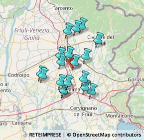 Mappa Via Gabriele d'Annunzio, 33050 Santa Maria la Longa UD, Italia (10.47444)