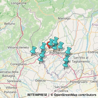 Mappa Viale Dei Fiori, 33074 Fontanafredda PN, Italia (9.26727)