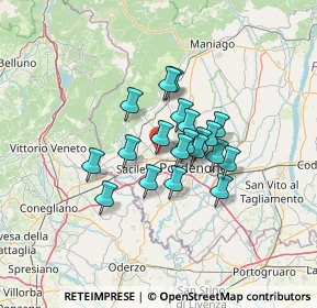 Mappa Viale Dei Fiori, 33074 Fontanafredda PN, Italia (8.9955)