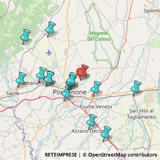Mappa Via G. Giusti, 33084 Cordenons PN, Italia (7.94)
