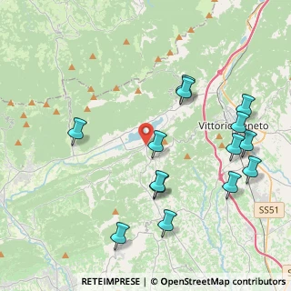 Mappa Via Corona, 31020 Tarzo TV, Italia (4.53429)
