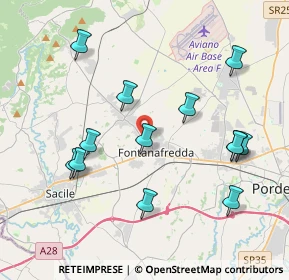 Mappa 33074 Fontanafredda PN, Italia (4.10154)