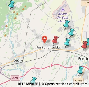 Mappa 33074 Fontanafredda PN, Italia (6.68077)