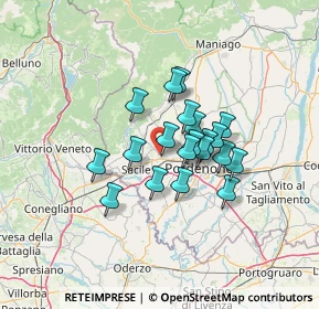 Mappa 33074 Fontanafredda PN, Italia (9.345)