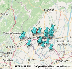 Mappa 33074 Fontanafredda PN, Italia (10.19706)