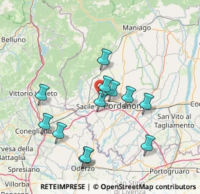 Mappa 33074 Fontanafredda PN, Italia (14.01583)