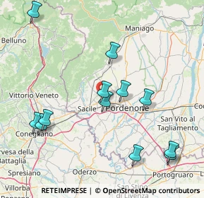 Mappa 33074 Fontanafredda PN, Italia (17.485)